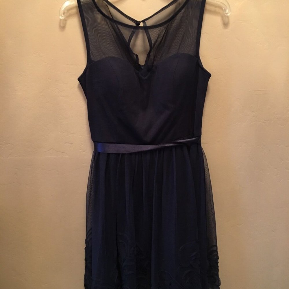 Db Studio Womens Size 8-10  Navy Dress Church